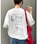 【OJISAN】刺繍ロゴバックプリントTEE