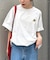 【OJISAN】刺繍ロゴバックプリントTEE