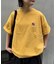 【OJISAN】刺繍ロゴバックプリントTEE