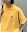 【OJISAN】刺繍ロゴバックプリントTEE