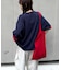 【UNISEX】アニマル柄サマーニット袖切替し配色TEE
