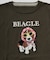 【UNISEX】アニマル柄サマーニット袖切替し配色TEE