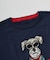 【UNISEX】アニマル柄サマーニット袖切替し配色TEE