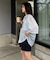 【UNISEX】シアーオープンカラーシャツ