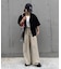 【UNISEX】シアーオープンカラーシャツ