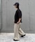 【UNISEX】シアーオープンカラーシャツ