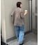 【UNISEX】シアーオープンカラーシャツ