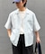 【UNISEX】シアーオープンカラーシャツ