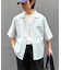 【UNISEX】シアーオープンカラーシャツ