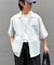 【UNISEX】シアーオープンカラーシャツ