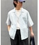 【UNISEX】シアーオープンカラーシャツ
