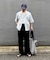 【UNISEX】シアーオープンカラーシャツ