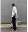 【UNISEX】シアーオープンカラーシャツ