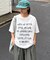 【WEB限定】【UNISEX】手書きメッセージロゴTEE