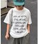 【WEB限定】【UNISEX】手書きメッセージロゴTEE
