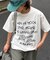 【WEB限定】【UNISEX】手書きメッセージロゴTEE