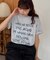 【WEB限定】【UNISEX】手書きメッセージロゴTEE