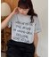 【WEB限定】【UNISEX】手書きメッセージロゴTEE