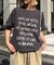 【WEB限定】【UNISEX】手書きメッセージロゴTEE