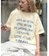 【WEB限定】【UNISEX】手書きメッセージロゴTEE