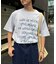 【WEB限定】【UNISEX】手書きメッセージロゴTEE