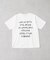 【WEB限定】【UNISEX】手書きメッセージロゴTEE