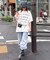 【UNISEX】アソート落書きBIGロゴTEE