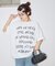 【UNISEX】アソート落書きBIGロゴTEE