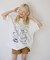 【UNISEX】アソート落書きBIGロゴTEE