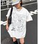 【UNISEX】アソート落書きBIGロゴTEE