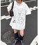 【UNISEX】アソート落書きBIGロゴTEE