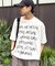 【UNISEX】アソート落書きBIGロゴTEE