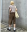 【GEVACO/ゲバコ】リネンイージーハーフパンツ