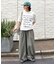 【UNISEX】チェックカーブイージーパンツ