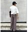 【UNISEX】チェックカーブイージーパンツ