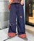 【UNISEX】ライトオンスカラーロールアップダメージデニム