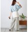 【AMALFI】ワンポイント刺繍アソートプリントTee
