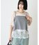 【マルチウェイ】ビスチェ付きレースブラウスTee