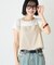 【マルチウェイ】ビスチェ付きレースブラウスTee