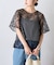 【マルチウェイ】ビスチェ付きレースブラウスTee