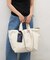 :【MumME】キャリーオン/マザーズバッグ2WAY撥水ナイロン配色トートBAG