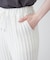 裾フリル切替メッシュレースフレアパンツ