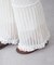 裾フリル切替メッシュレースフレアパンツ
