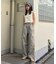 【3サイズ展開/接触冷感】ピコレースツイルバレルパンツ