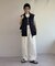 【3サイズ展開/接触冷感】ピコレースツイルバレルパンツ