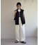 【3サイズ展開/接触冷感】ピコレースツイルバレルパンツ