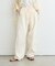 【3サイズ展開/接触冷感】ピコレースツイルバレルパンツ