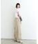 【3サイズ展開/接触冷感】ピコレースツイルバレルパンツ