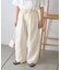 【3サイズ展開/接触冷感】ピコレースツイルバレルパンツ