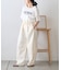 【3サイズ展開/接触冷感】ピコレースツイルバレルパンツ